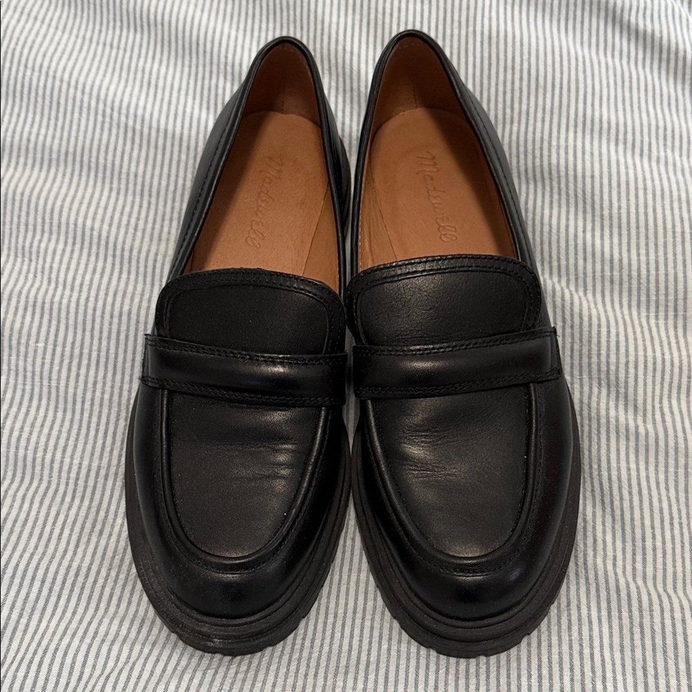 Madewell Black Loafers s 8 NWT
